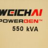Дизельный генератор Weichai WPG550L8, 400 кВт